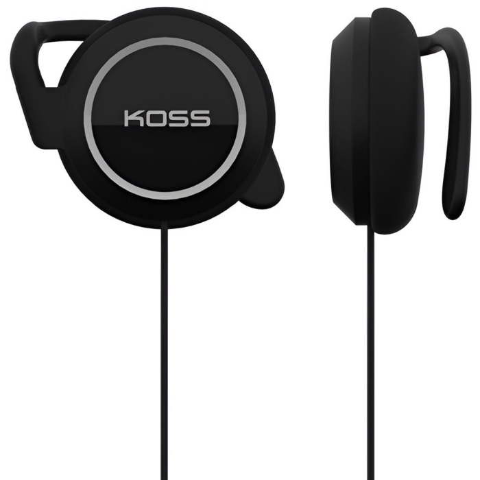 Koss 06 0021 KSC21K Klipsli Kulaklık (Başlangıç - Taşınabilir Kulaklık) | Kulak Üstü Klipsli (Clip-on) Tasarım, Sünger Yastıklı Konfor, Kablolu Bağlantı | Ölçüler: Kompakt / Cep Boyu